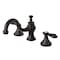 Kingston Brass KC7165BAL 8" Widespread Bathroom Faucet, Oil Rubbed Bronze KC7165BAL - alternate 1